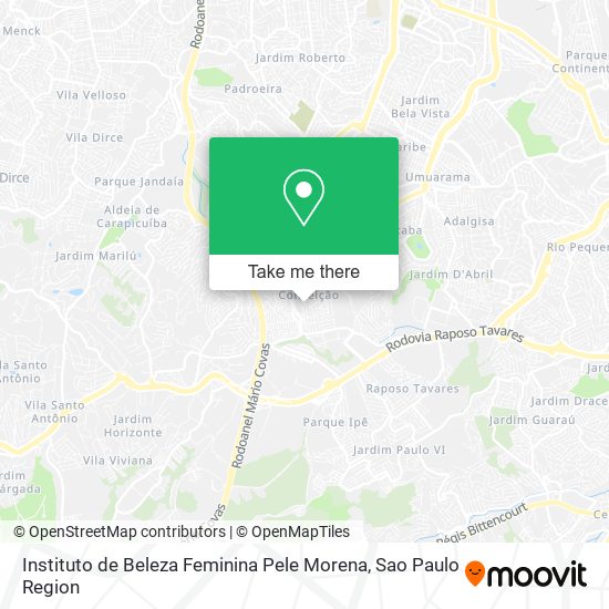 Instituto de Beleza Feminina Pele Morena map