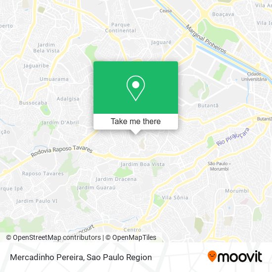 Mapa Mercadinho Pereira