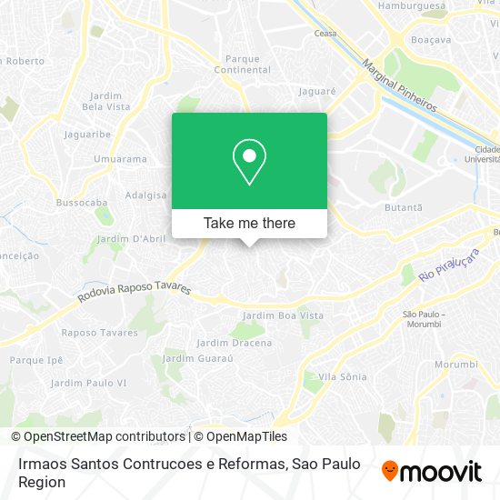 Irmaos Santos Contrucoes e Reformas map