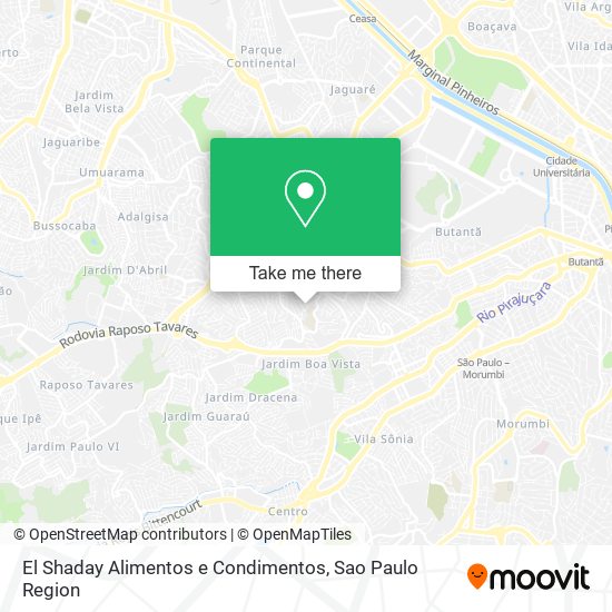 El Shaday Alimentos e Condimentos map