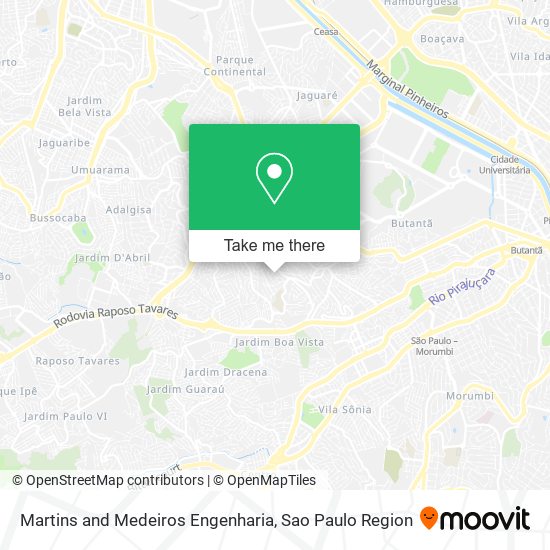 Mapa Martins and Medeiros Engenharia