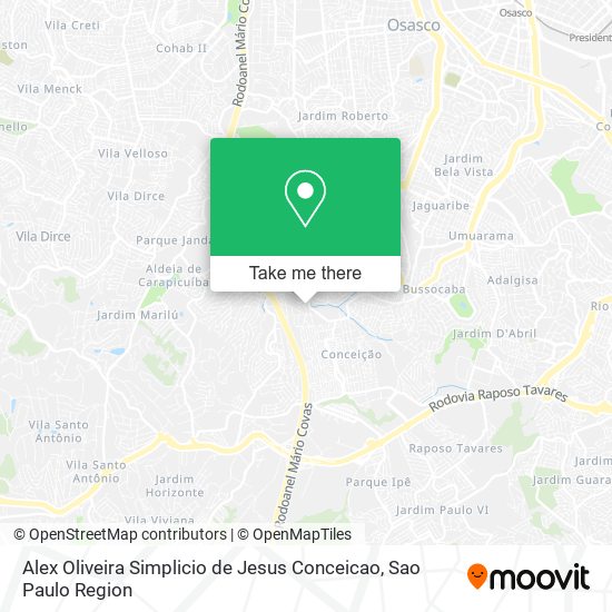 Alex Oliveira Simplicio de Jesus Conceicao map