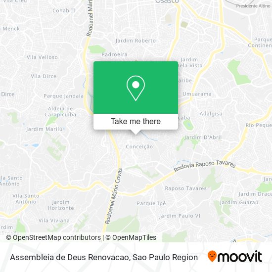 Assembleia de Deus Renovacao map
