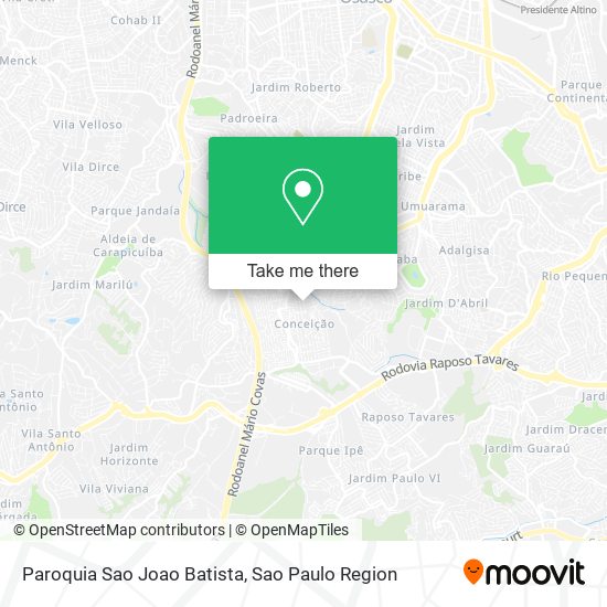 Paroquia Sao Joao Batista map