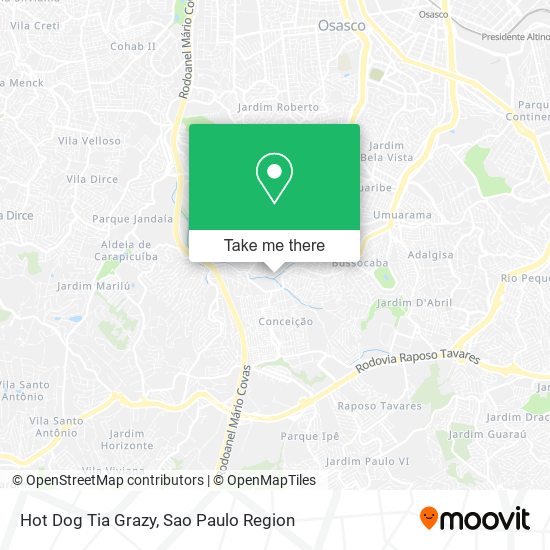 Hot Dog Tia Grazy map