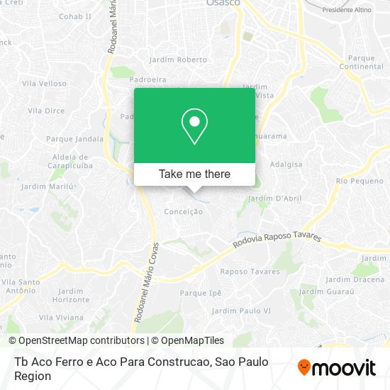 Tb Aco Ferro e Aco Para Construcao map