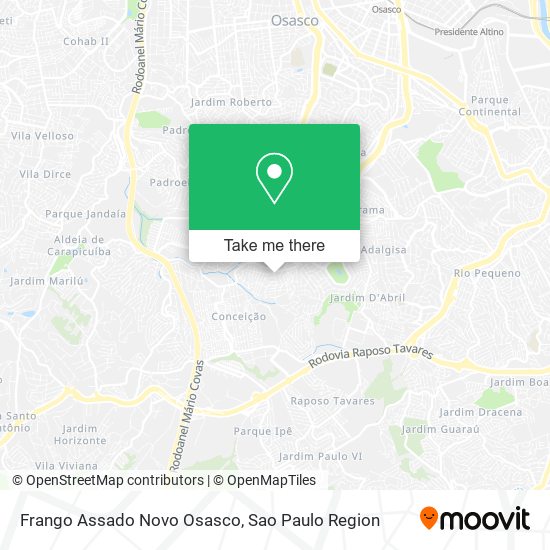 Frango Assado Novo Osasco map