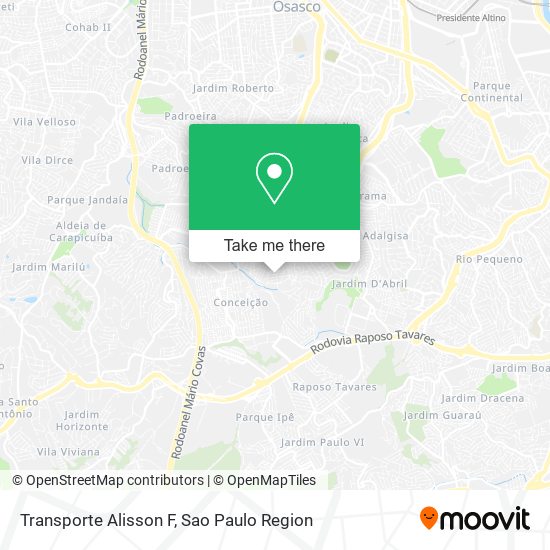 Transporte Alisson F map