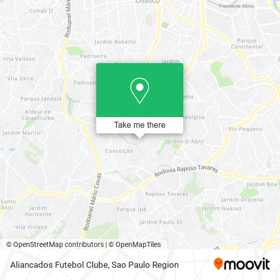 Aliancados Futebol Clube map