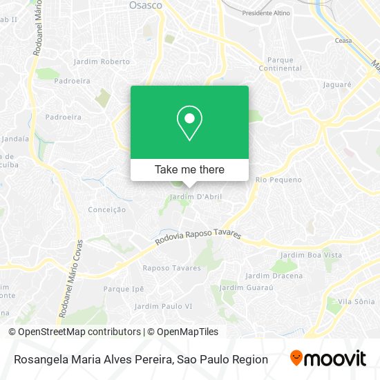 Rosangela Maria Alves Pereira map