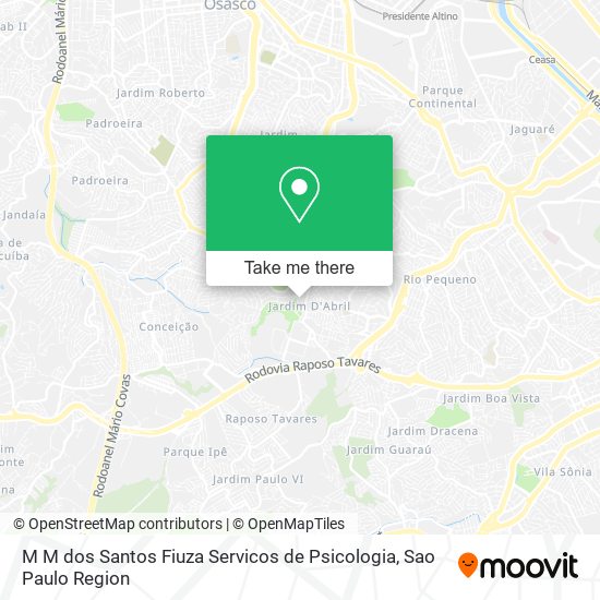 Mapa M M dos Santos Fiuza Servicos de Psicologia