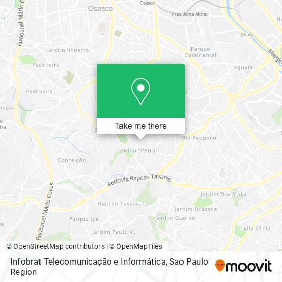 Infobrat Telecomunicação e Informática map