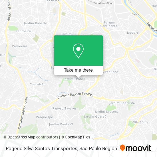 Rogerio Silva Santos Transportes map