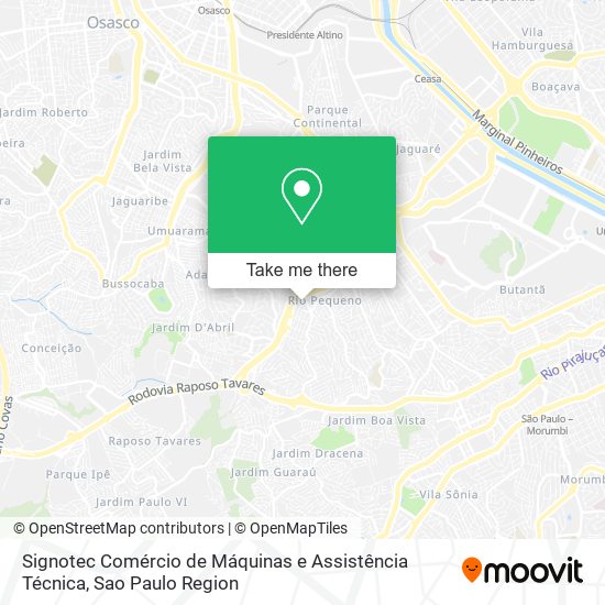 Signotec Comércio de Máquinas e Assistência Técnica map