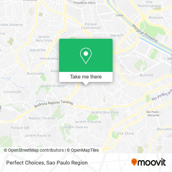 Perfect Choices map