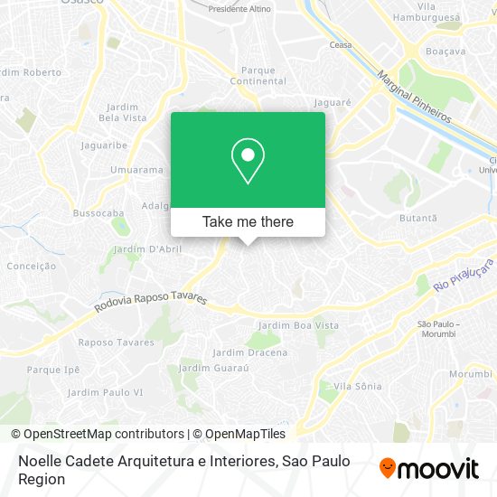 Noelle Cadete Arquitetura e Interiores map