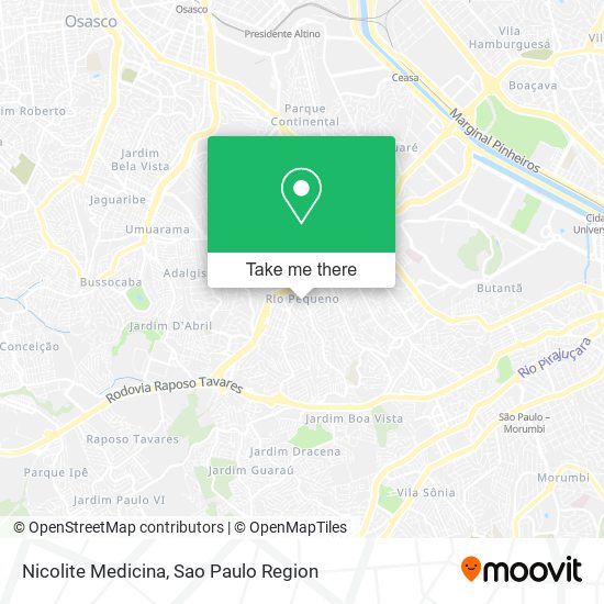 Nicolite Medicina map