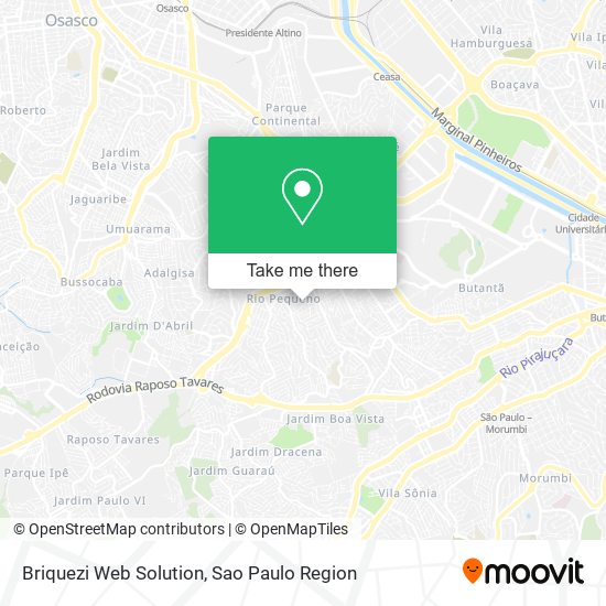 Briquezi Web Solution map