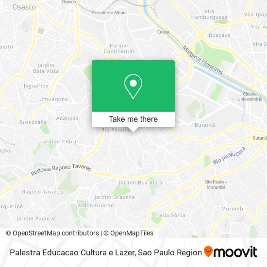 Palestra Educacao Cultura e Lazer map