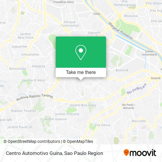 Centro Automotivo Guina map