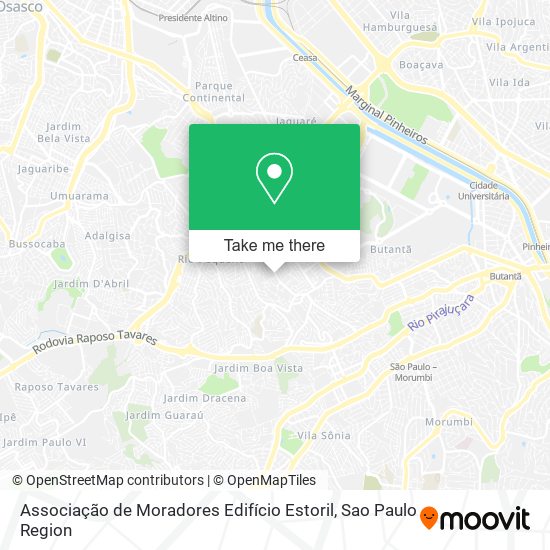 Mapa Associação de Moradores Edifício Estoril