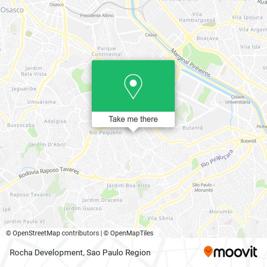 Mapa Rocha Development