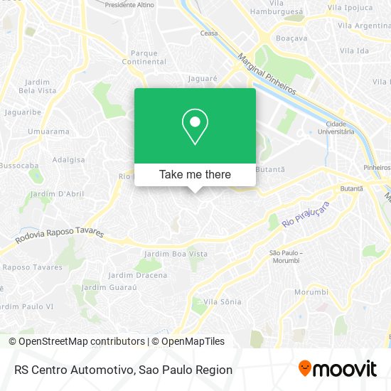 RS Centro Automotivo map