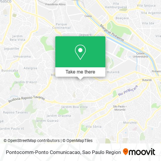 Pontocomm-Ponto Comunicacao map
