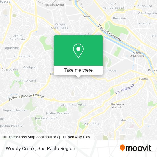 Woody Crep's map