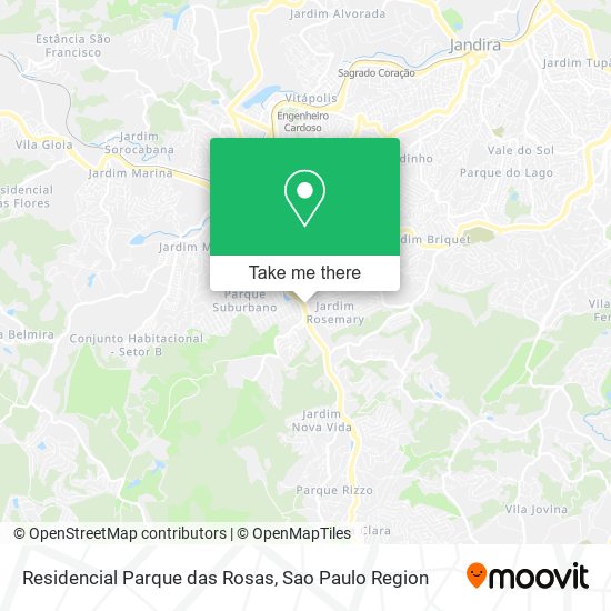 Residencial Parque das Rosas map