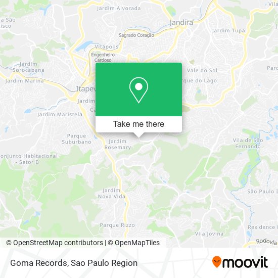 Goma Records map