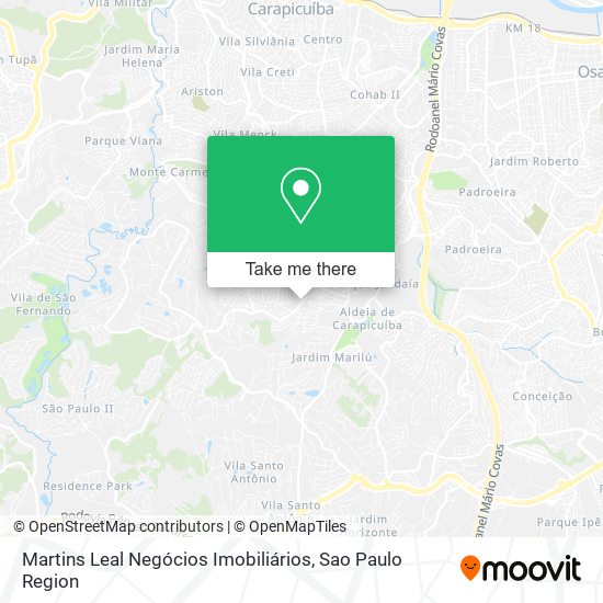 Martins Leal Negócios Imobiliários map