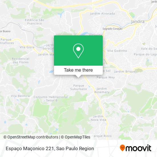 Espaço Maçonico 221 map