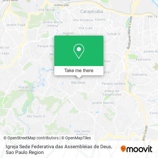 Igreja Sede Federativa das Assembléias de Deus map