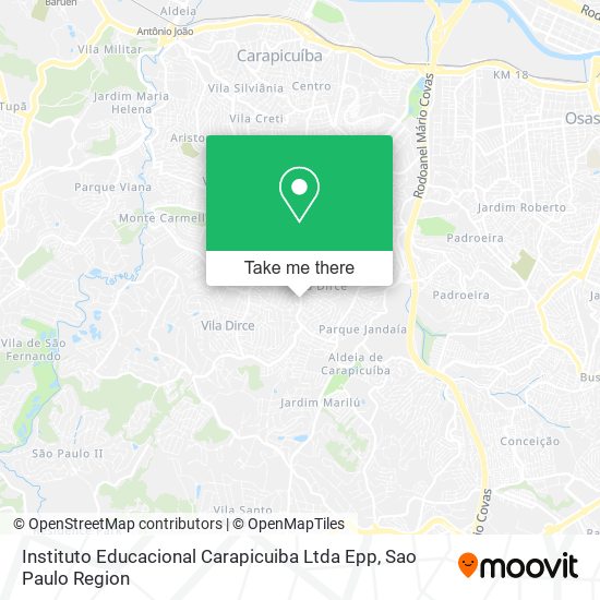 Instituto Educacional Carapicuiba Ltda Epp map