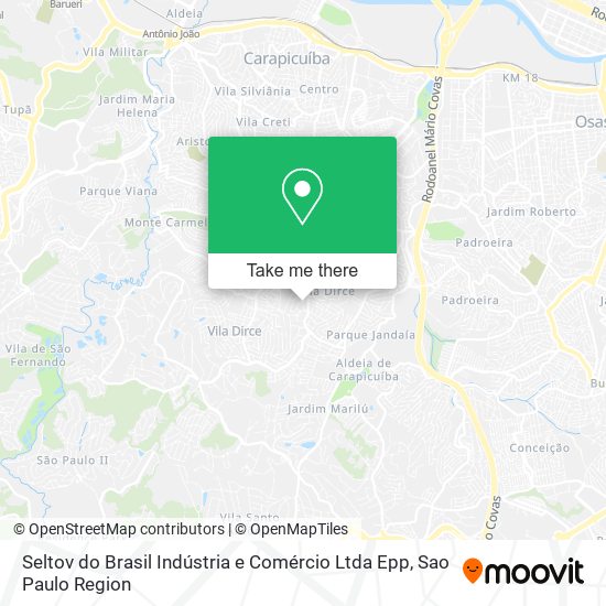 Mapa Seltov do Brasil Indústria e Comércio Ltda Epp