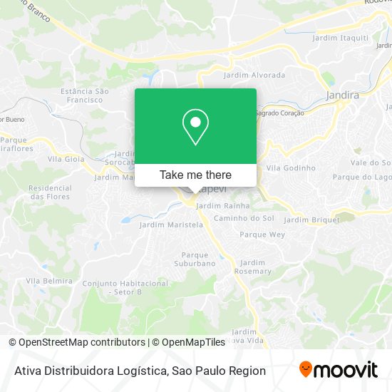 Ativa Distribuidora Logística map