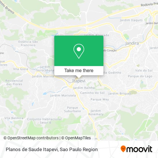 Planos de Saude Itapevi map