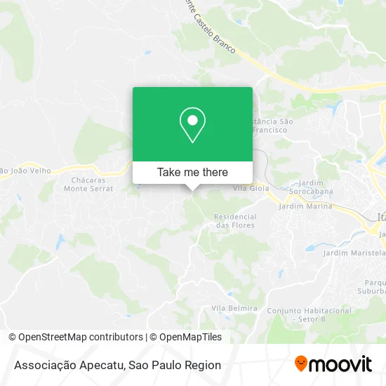 Mapa Associação Apecatu