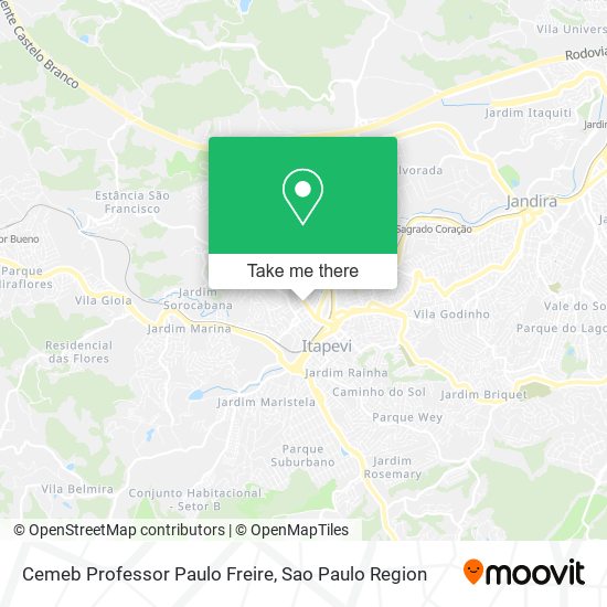 Cemeb Professor Paulo Freire map