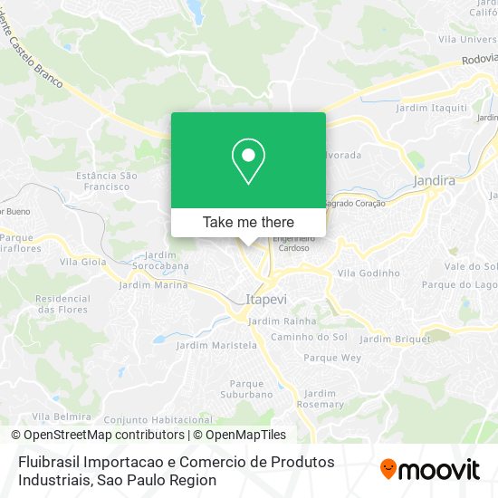 Mapa Fluibrasil Importacao e Comercio de Produtos Industriais