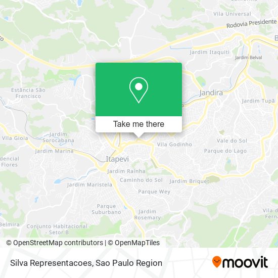 Silva Representacoes map