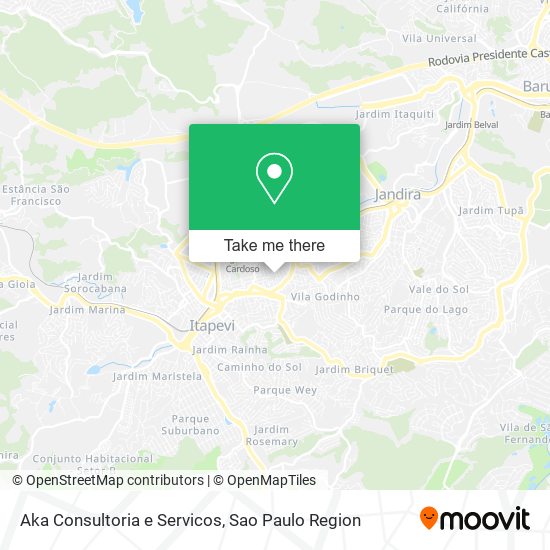 Mapa Aka Consultoria e Servicos