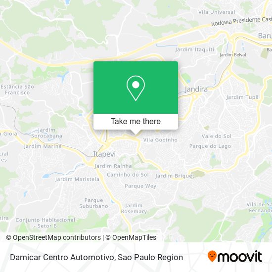 Damicar Centro Automotivo map