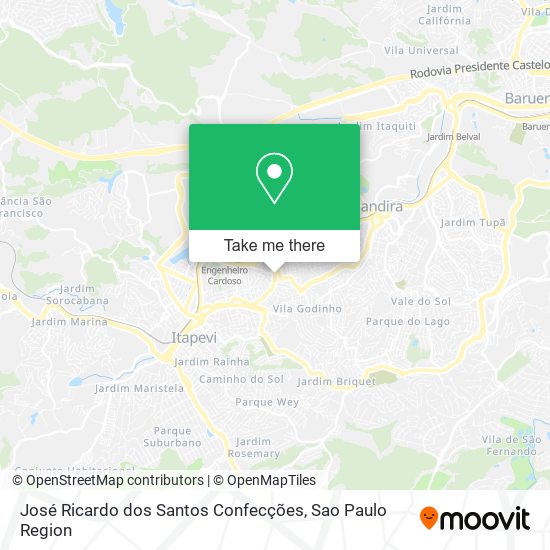 José Ricardo dos Santos Confecções map