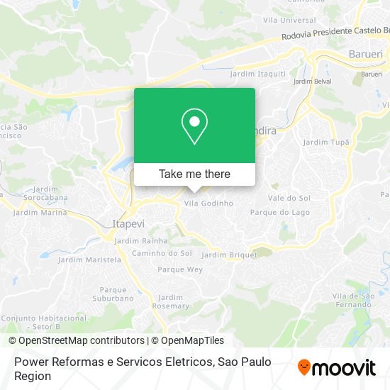 Mapa Power Reformas e Servicos Eletricos