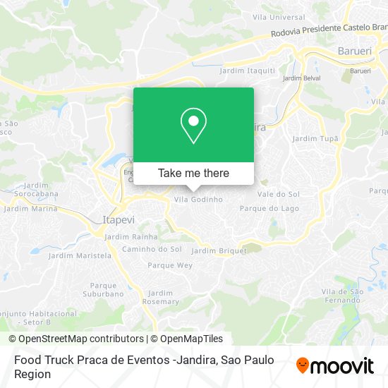 Food Truck Praca de Eventos -Jandira map