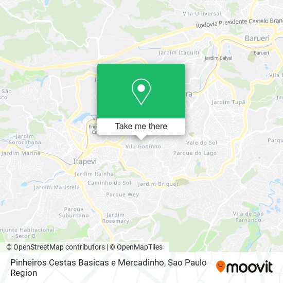 Pinheiros Cestas Basicas e Mercadinho map