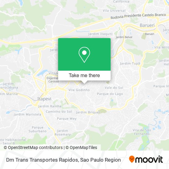 Dm Trans Transportes Rapidos map