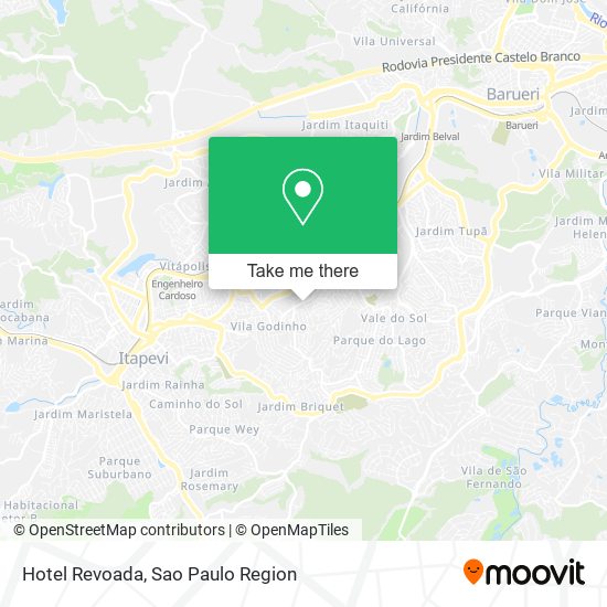 Hotel Revoada map